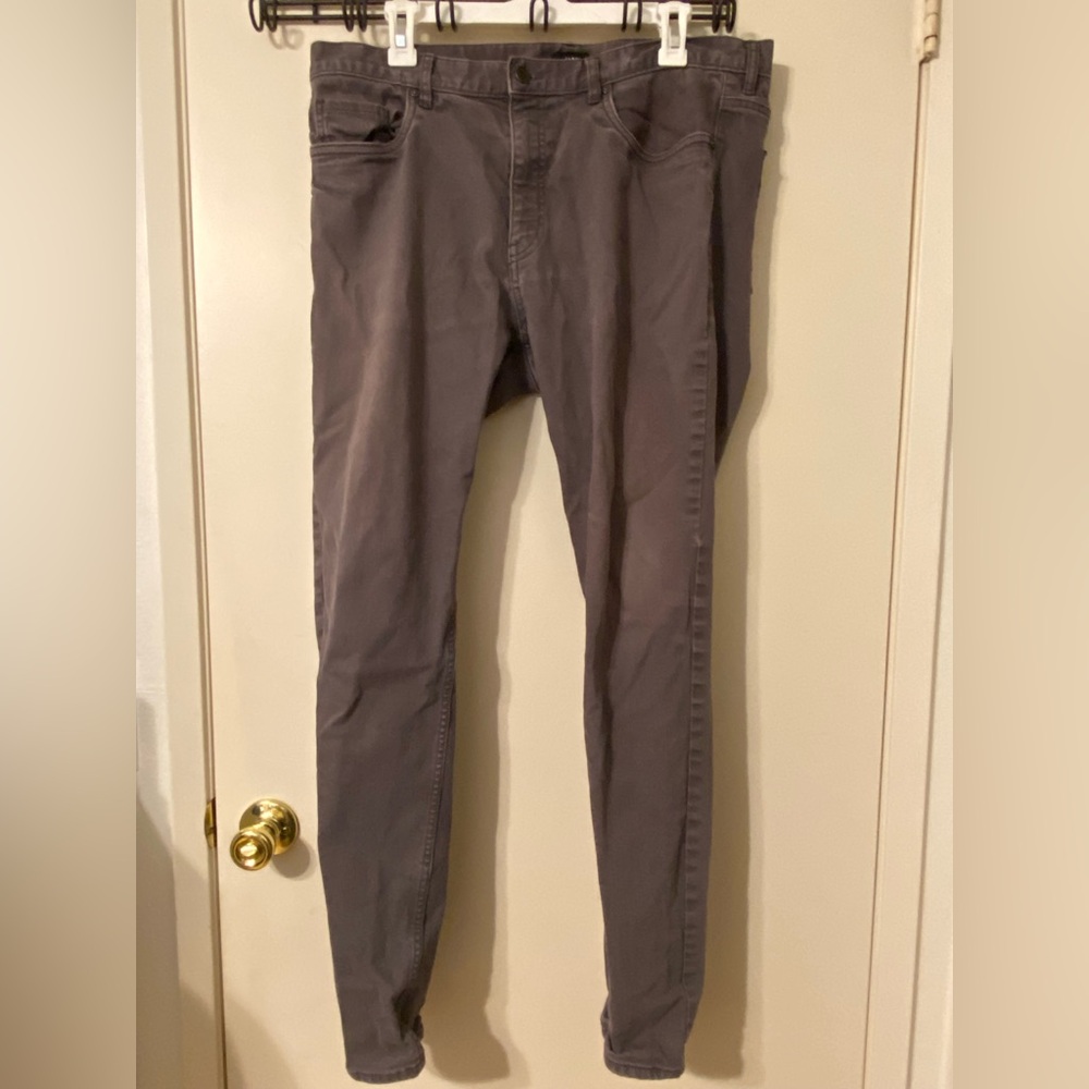2 for $8 Men’s 36 Skinny Fit H&M Jeans | Warm Grey